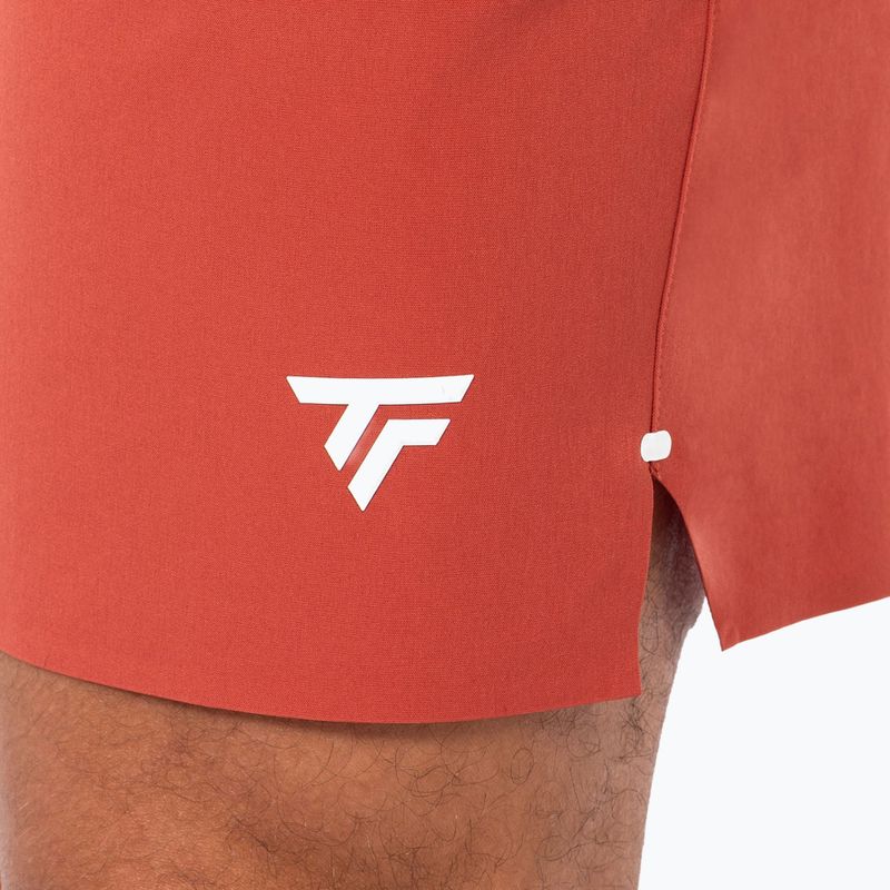 Pánské tenisové šortky Tecnifibre Team Stretch Short terracotta 3