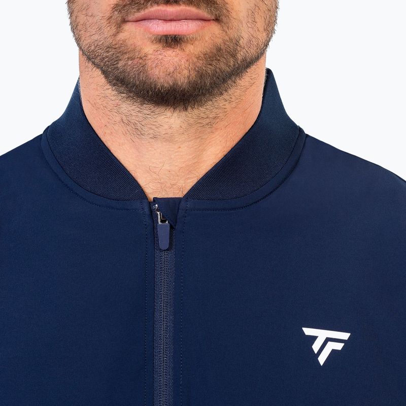 Pánská tenisová mikina Tecnifibre Team Light Jacket navy blue 3