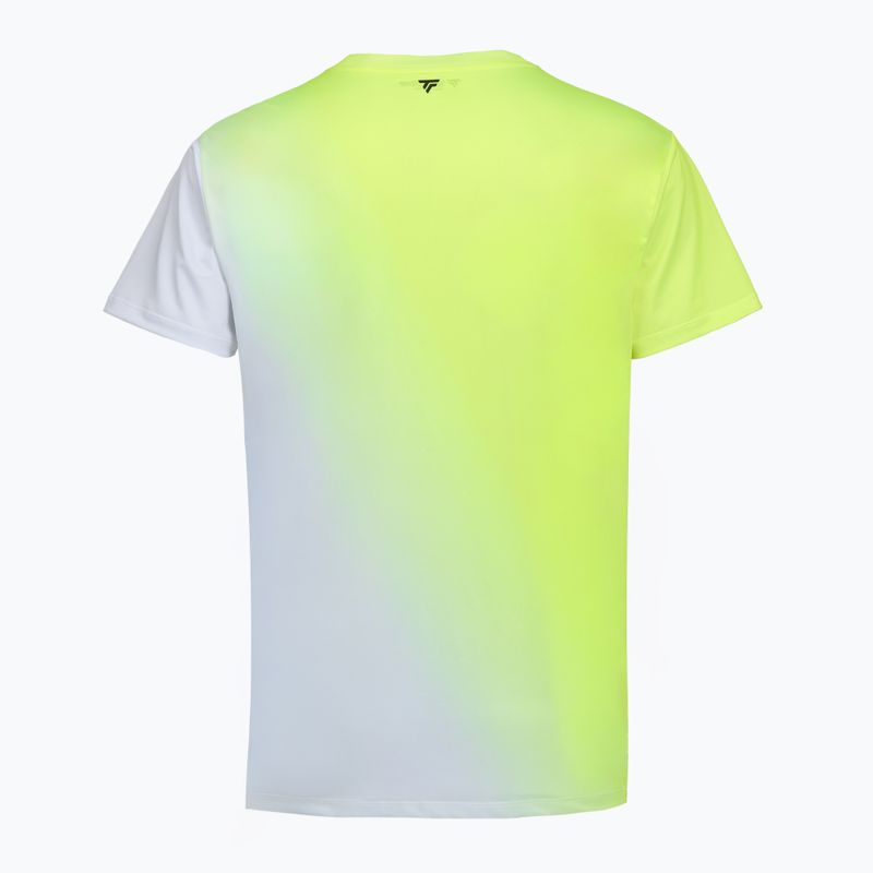 Pánské tenisové tričko Tecnifibre X-Loop Tee white/yellow 5