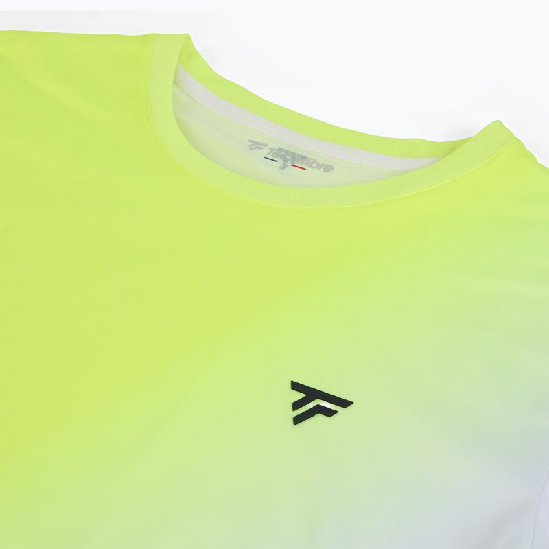 Pánské tenisové tričko Tecnifibre X-Loop Tee white/yellow 6