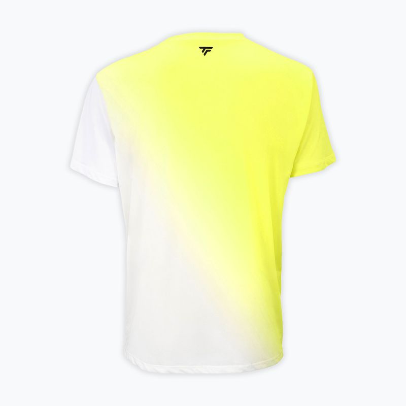 Pánské tenisové tričko Tecnifibre X-Loop Tee white/yellow 5