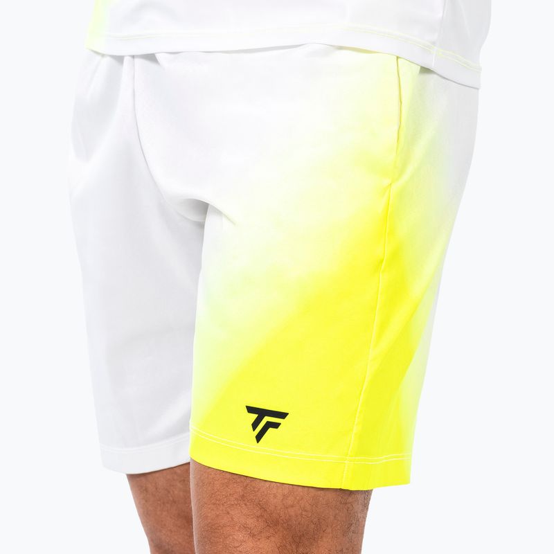 Pánské tenisové šortky Tecnifibre X-Loop white/yellow 4