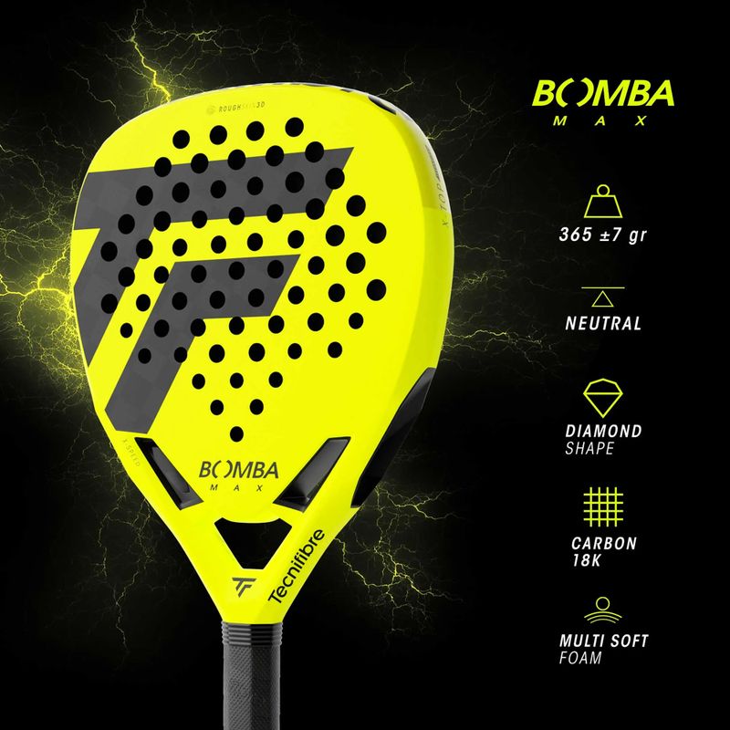 Pálka na padel Tecnifibre Max Bomb 8
