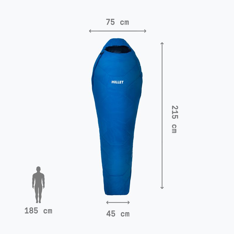 Spací pytel Millet Baikal 750 Regular sky diver 4