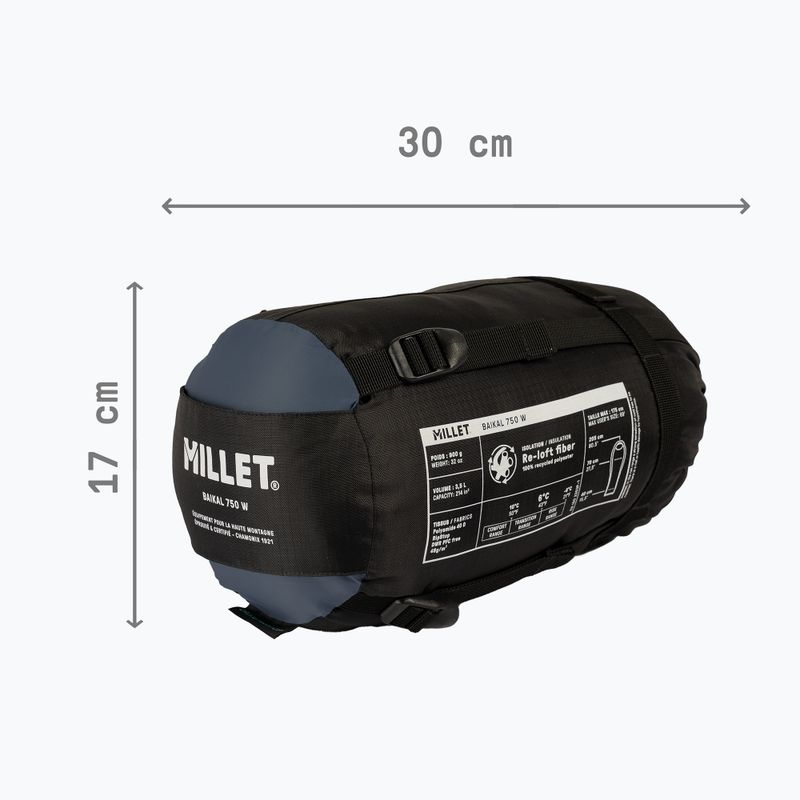 Dámský spací pytel Millet Baikal 750 true saphir 5