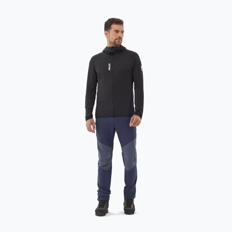 Pánská mikina Millet Fusion Grid Hoodie black/noir 2