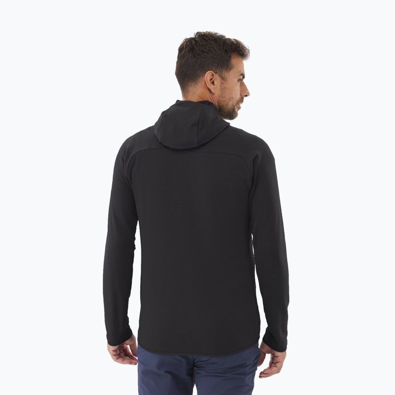 Pánská mikina Millet Fusion Grid Hoodie black/noir 3