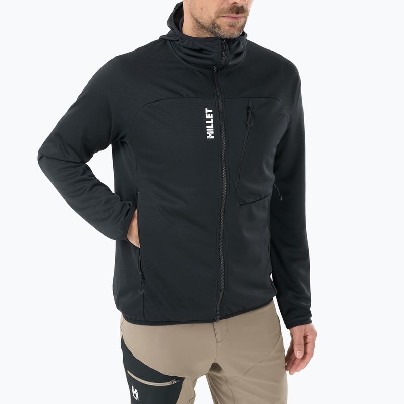 Pánská trekingová mikina Millet Lokka Hoodie III black 4