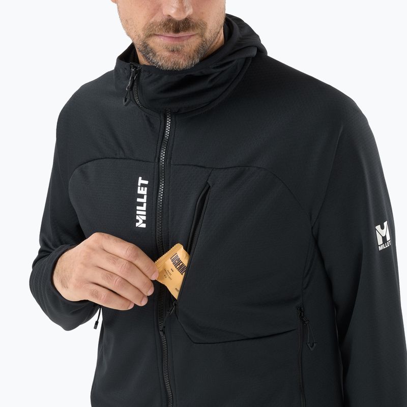Pánská trekingová mikina Millet Lokka Hoodie III black 5