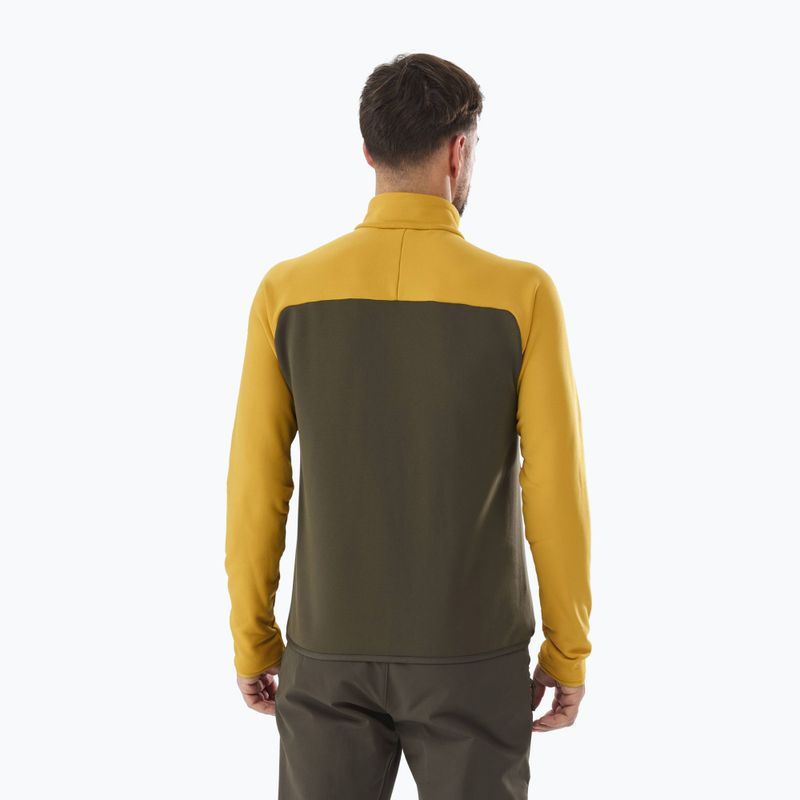 Pánská mikina Millet Seneca Fleece deep jungle/safran 3