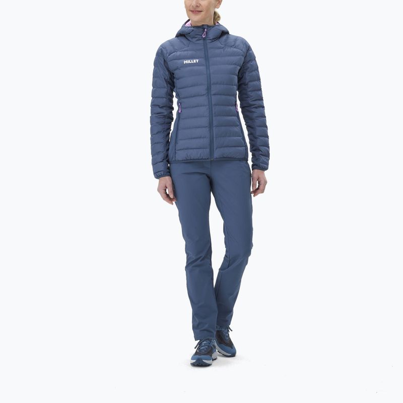 Dámská zateplená bunda Millet Fitz Roy Warm Hoodie dark denim 2