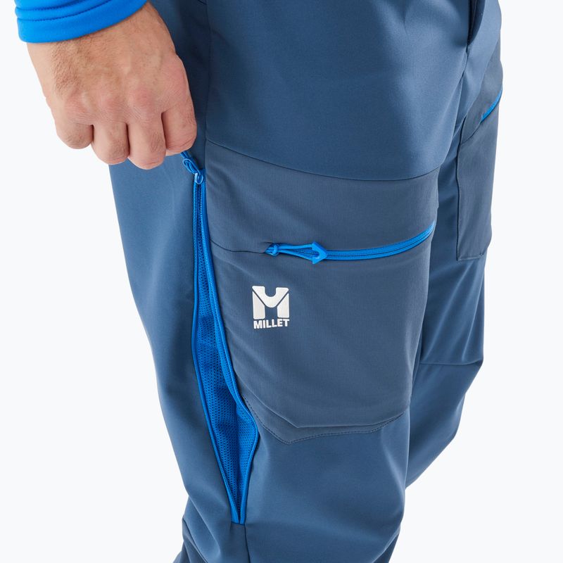 Pánské skialpové kalhoty Millet M White Shield navy blue 6