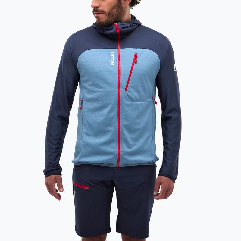 Pánská trekingová mikina Millet Lokka Hoodie III coronet blue/saphir