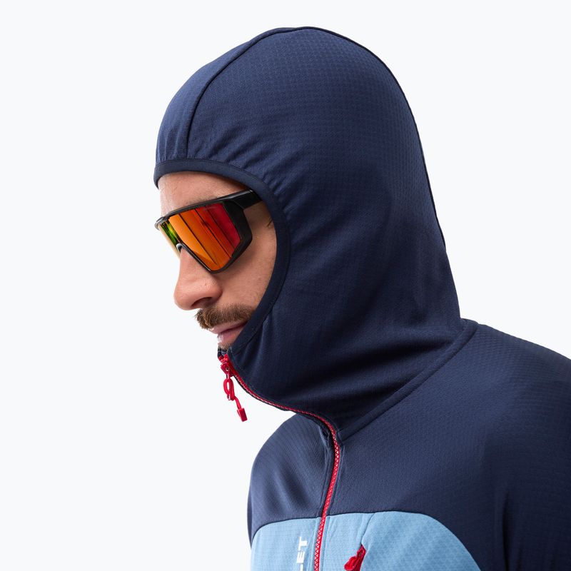 Pánská trekingová mikina Millet Lokka Hoodie III coronet blue/saphir 4