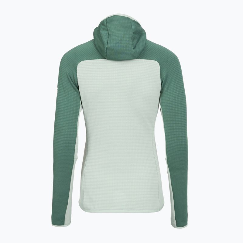 Dámská mikina Millet Fusion Grid Hoodie seaweed/bottle 2