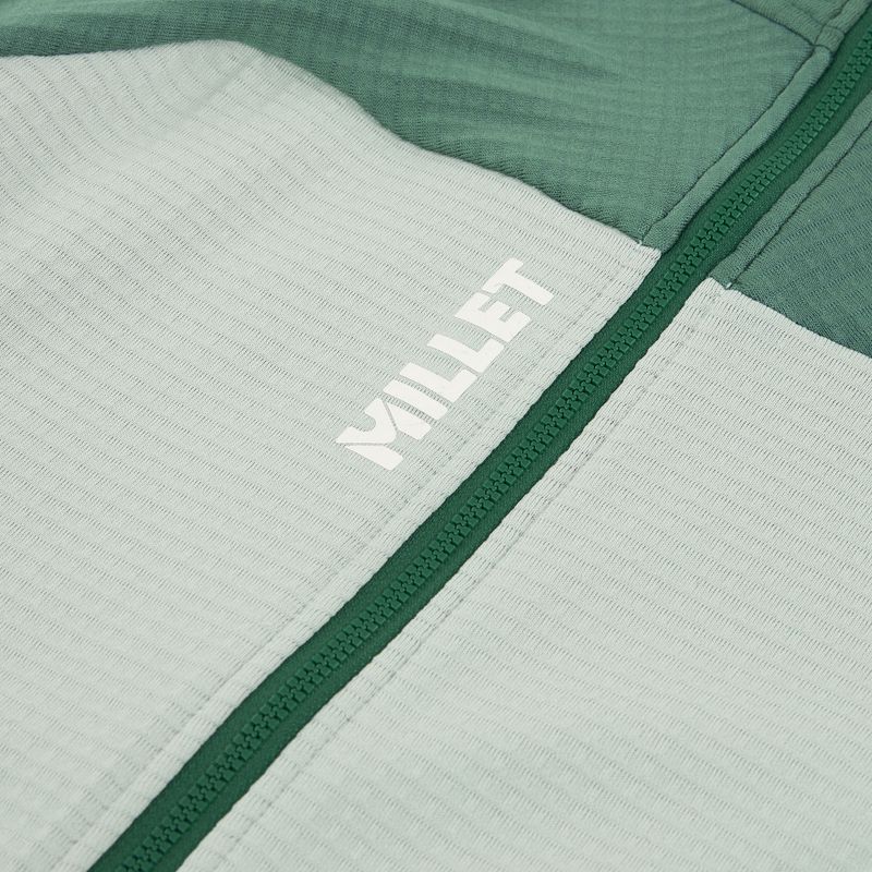 Dámská mikina Millet Fusion Grid Hoodie seaweed/bottle 3