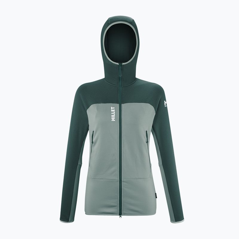Dámská mikina Millet Fusion Grid Hoodie seaweed/bottle