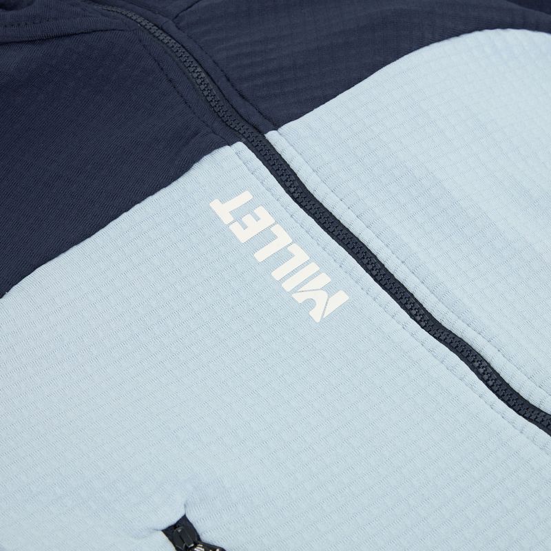 Dámská mikina Millet Fusion Grid Hoodie foggy dew/saphir 3