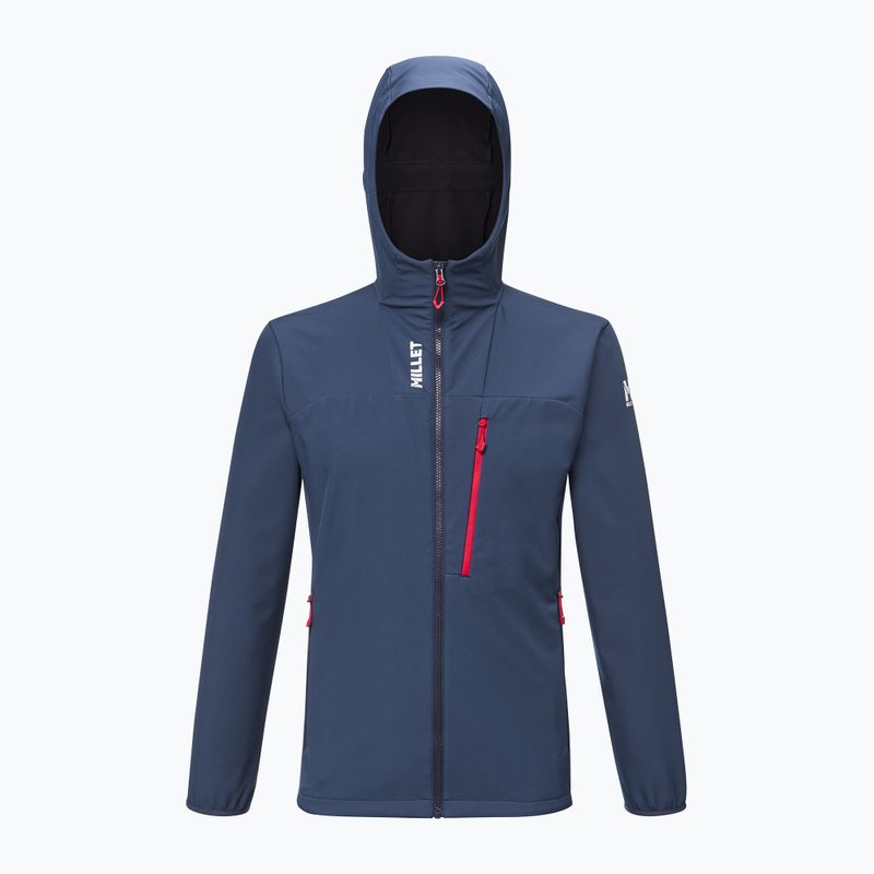 Pánská softshellová bunda Millet Seneca Shield Hoodie saphir 11