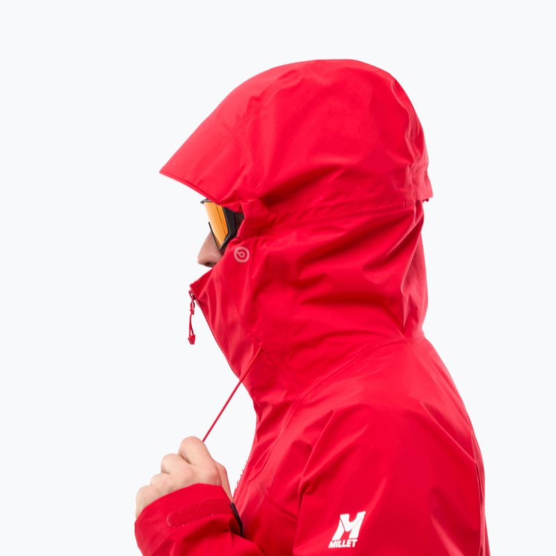 Pánská nepromokavá bunda Millet Kamet Gore-Tex red 4