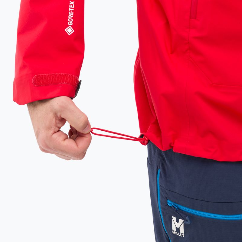 Pánská nepromokavá bunda Millet Kamet Gore-Tex red 9