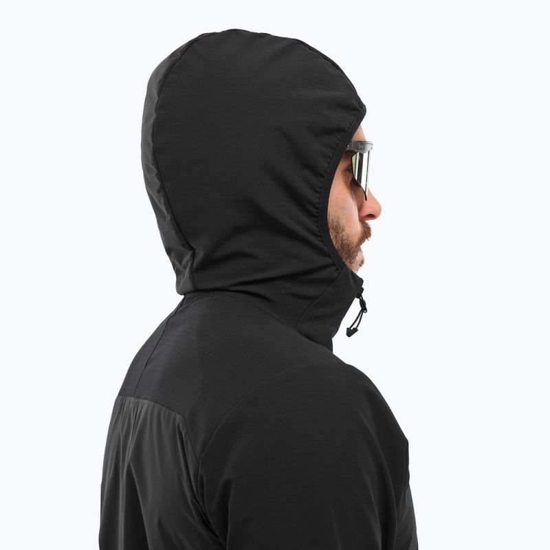 Pánská hybridní bunda Millet Seneca Hybrid Hoodie Softshell black 5
