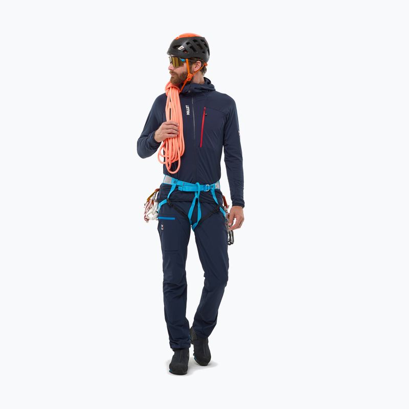 Pánská fleecová mikina Millet Trilogy Icon Lightgrid Hoodie saphir 2