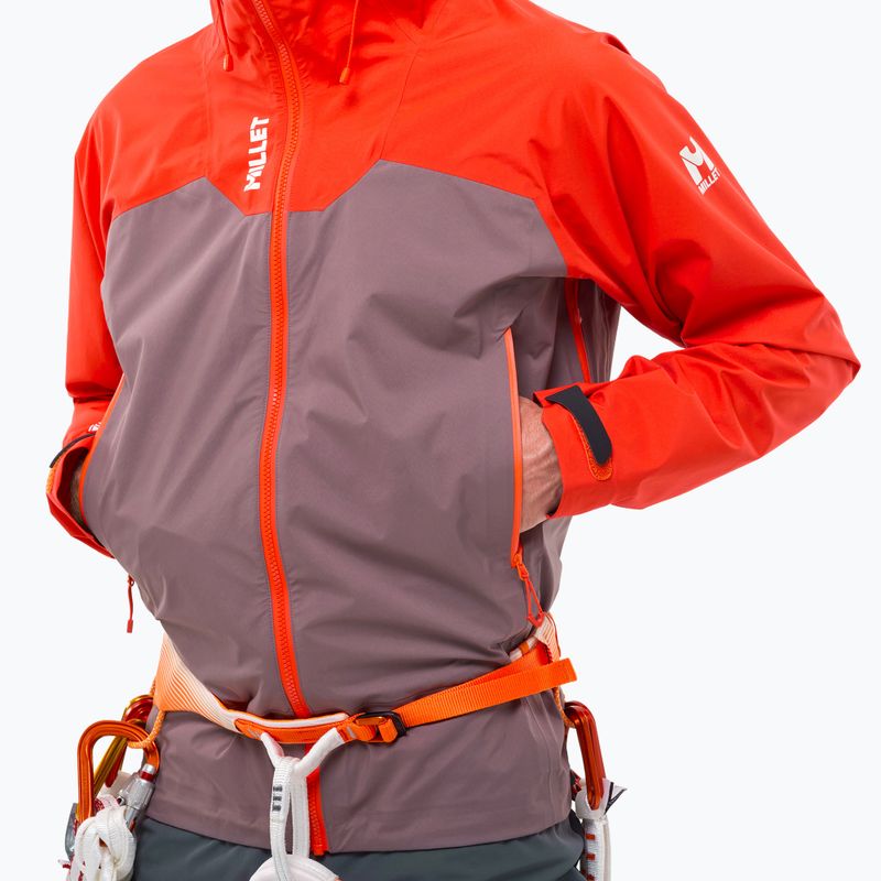 Pánská nepromokavá bunda Millet Kamet Gore-Tex Jacket paprika/pepper 5
