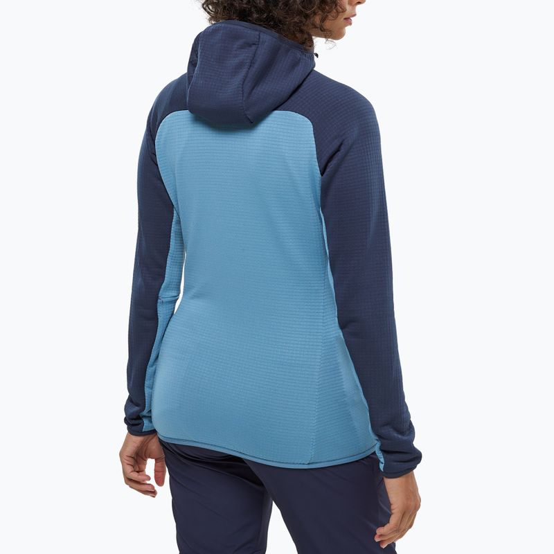 Dámská mikina Millet Fusion Grid Hoodie coronet blue/saphir 3
