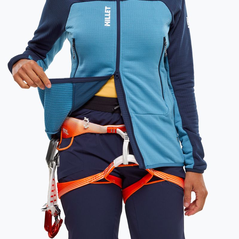 Dámská mikina Millet Fusion Grid Hoodie coronet blue/saphir 5