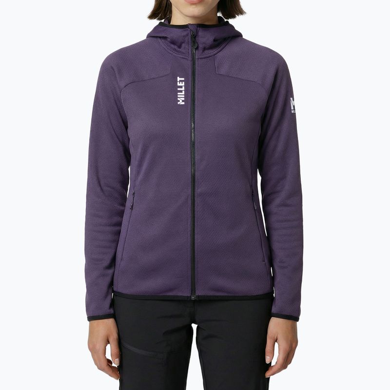 Dámská trekingová mikina Millet Lokka Hoodie III purple velvet