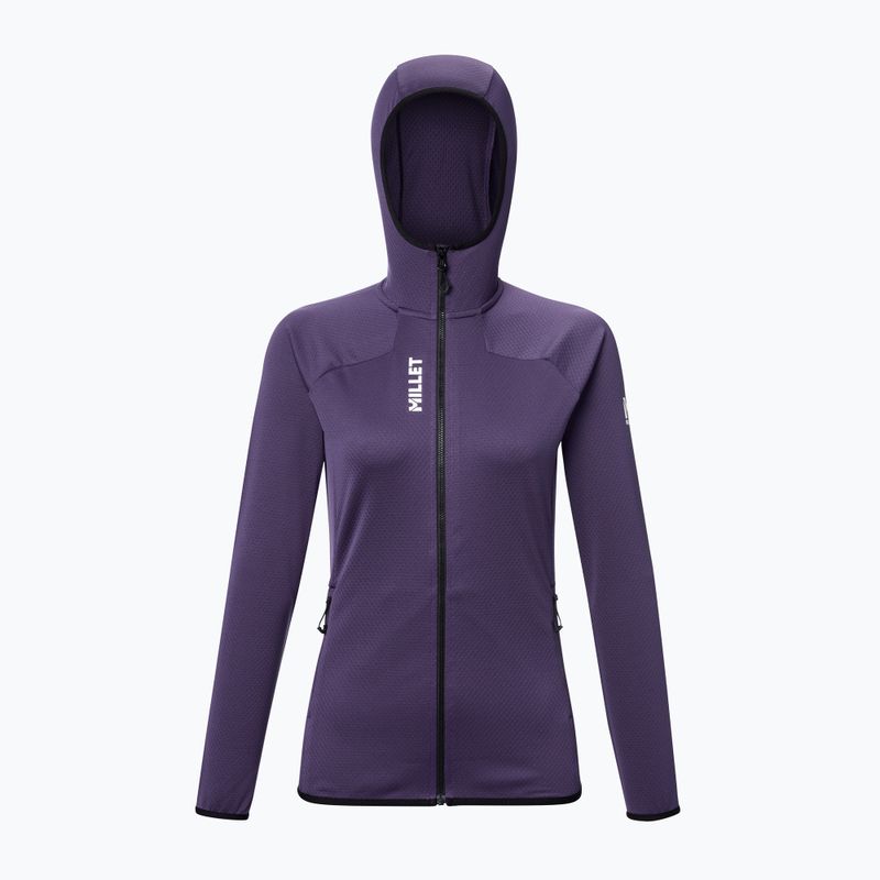 Dámská trekingová mikina Millet Lokka Hoodie III purple velvet 3