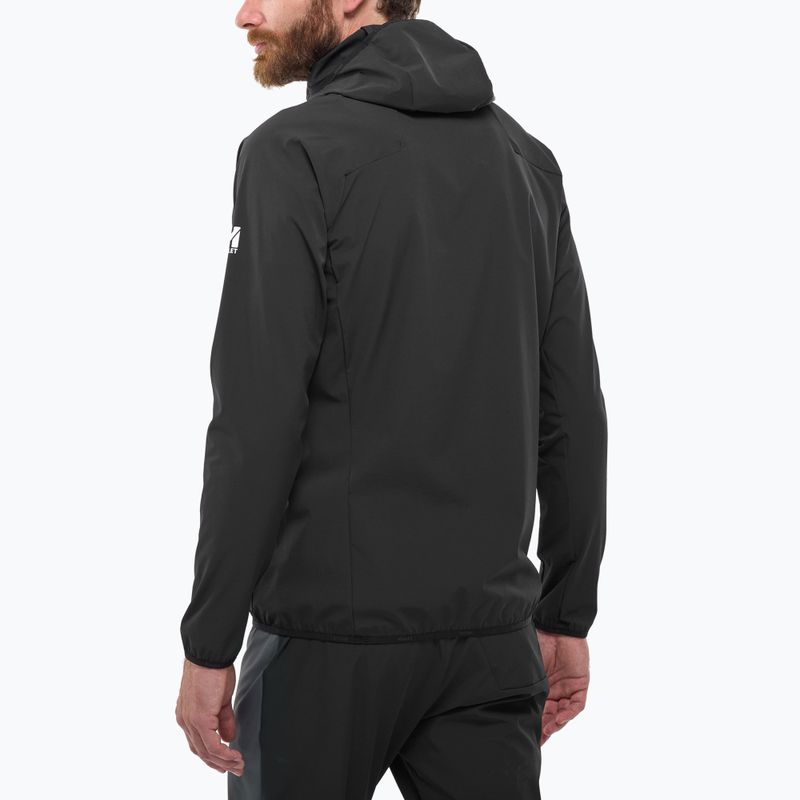 Pánská softshellová bunda Millet Kamet Xcs Light Hoodie black 3