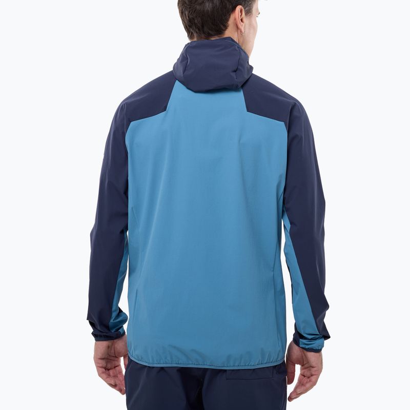 Pánská softshellová bunda Millet Kamet Xcs Light Hoodie coronet blue/saphir 3