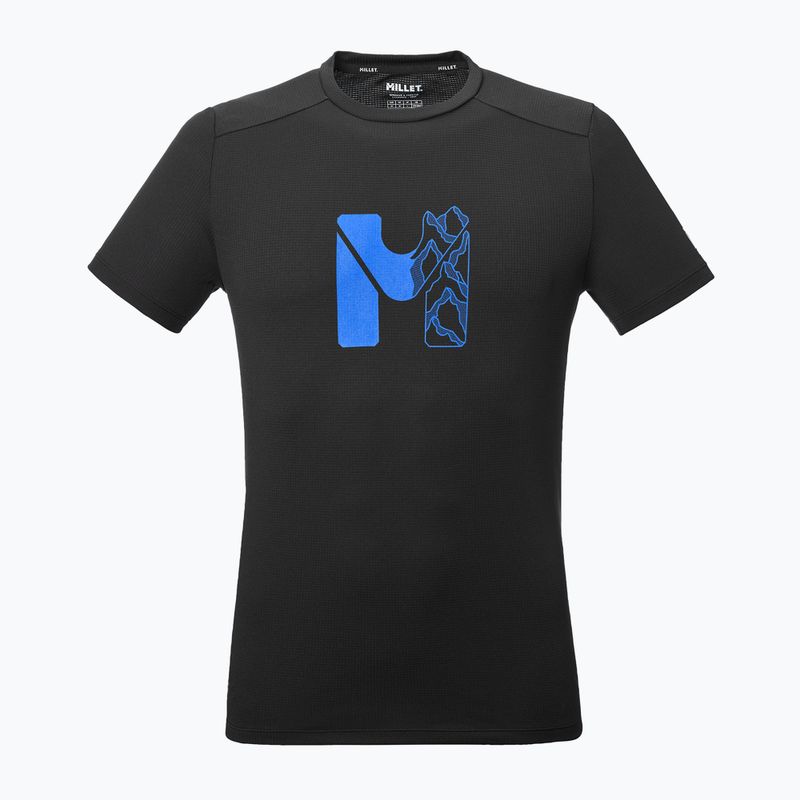 Pánské tričko na lezení Millet Kamet Map SS black 5