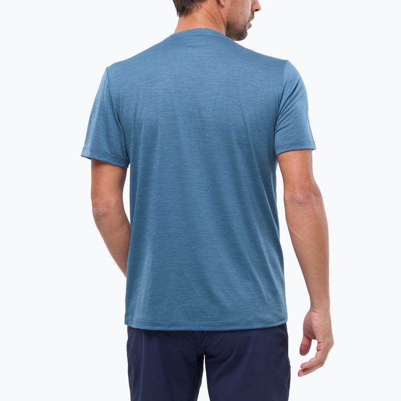 Pánské tričko na lezení Millet Ubic Wool SS coronet blue 3