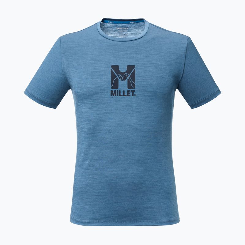 Pánské tričko na lezení Millet Ubic Wool SS coronet blue 4