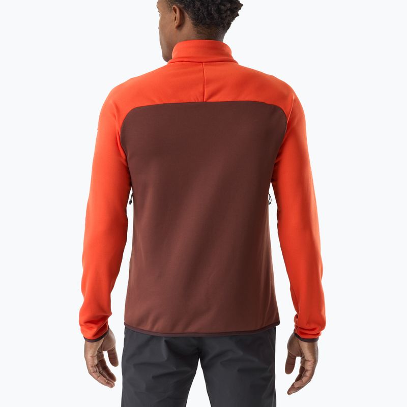 Pánská mikina Millet Seneca Fleece truffle/paprika 3