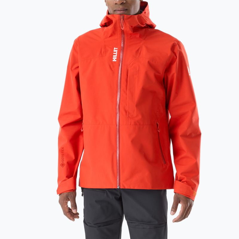 Pánská nepromokavá bunda Millet Kamet Gore-Tex Jacket Jacket paprika