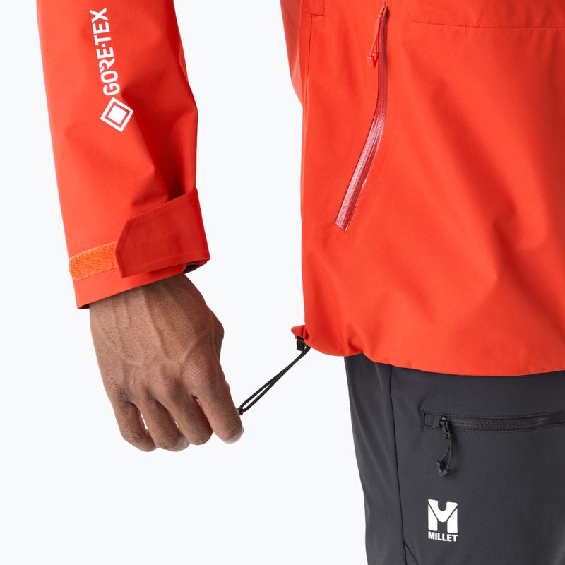 Pánská nepromokavá bunda Millet Kamet Gore-Tex Jacket Jacket paprika 8