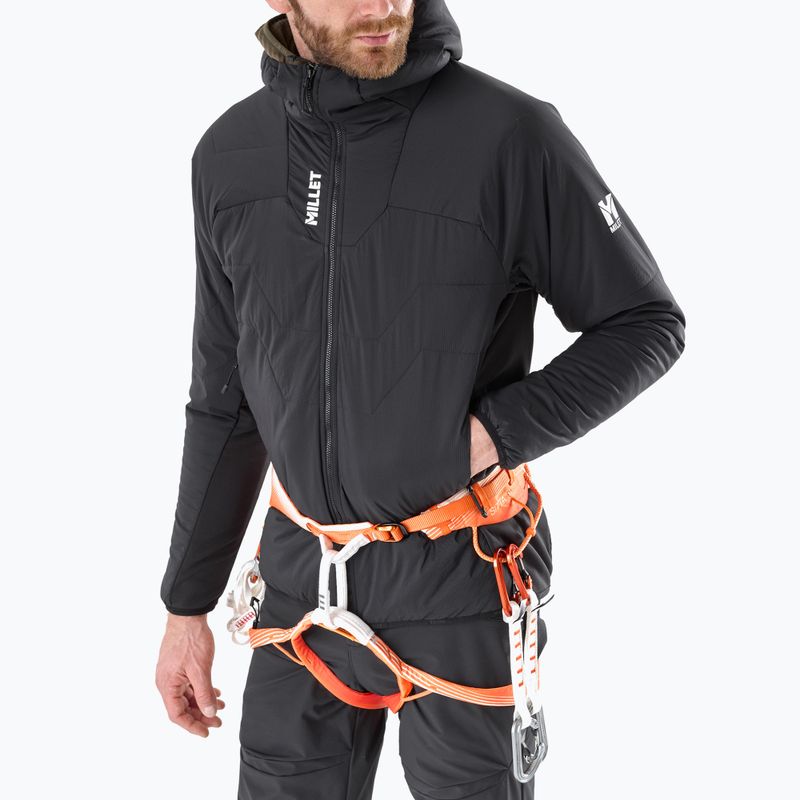 Pánská zateplená bunda Millet Kamet Primaloft Hoodie Jacket black 4