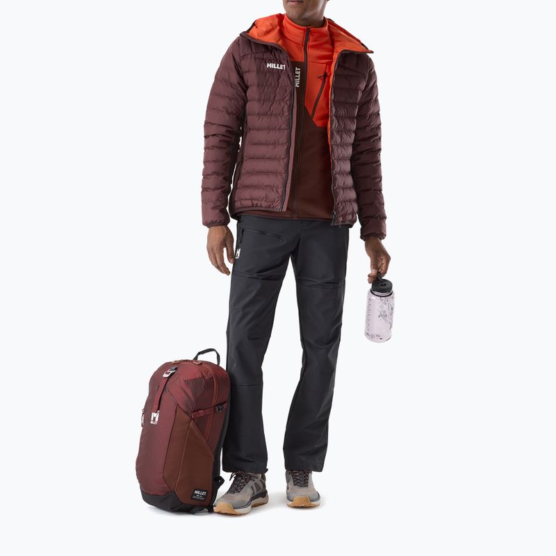 Pánská zateplená bunda Millet Fitz Roy Warm Hoodie Jacket truffle 2
