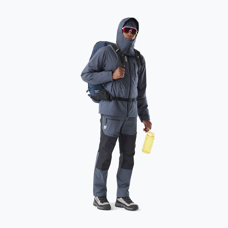 Pánské trekové kalhoty Millet Seneca XCS200 shadow blue/black 2
