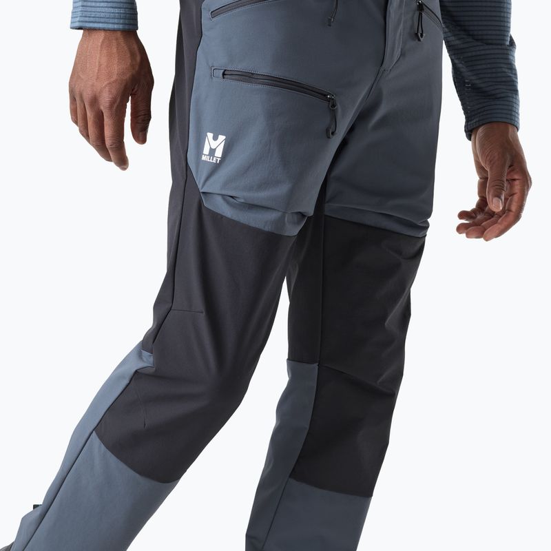 Pánské trekové kalhoty Millet Seneca XCS200 shadow blue/black 4