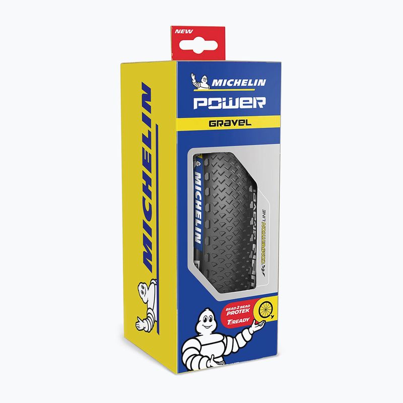 Cyklistické pláště Michelin Power Gravel Ts Tlr V2 Kevlar Competition Line černá 424679 3