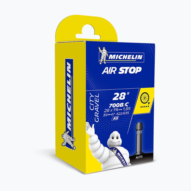 Cyklistická duše Michelin A3 Airstop 700x35-47 černá 82282 3