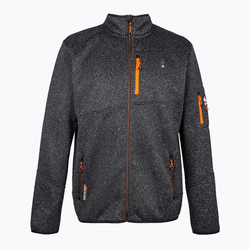 Pánská fleecová mikina Aulp Navoy Melanged Knit black 3