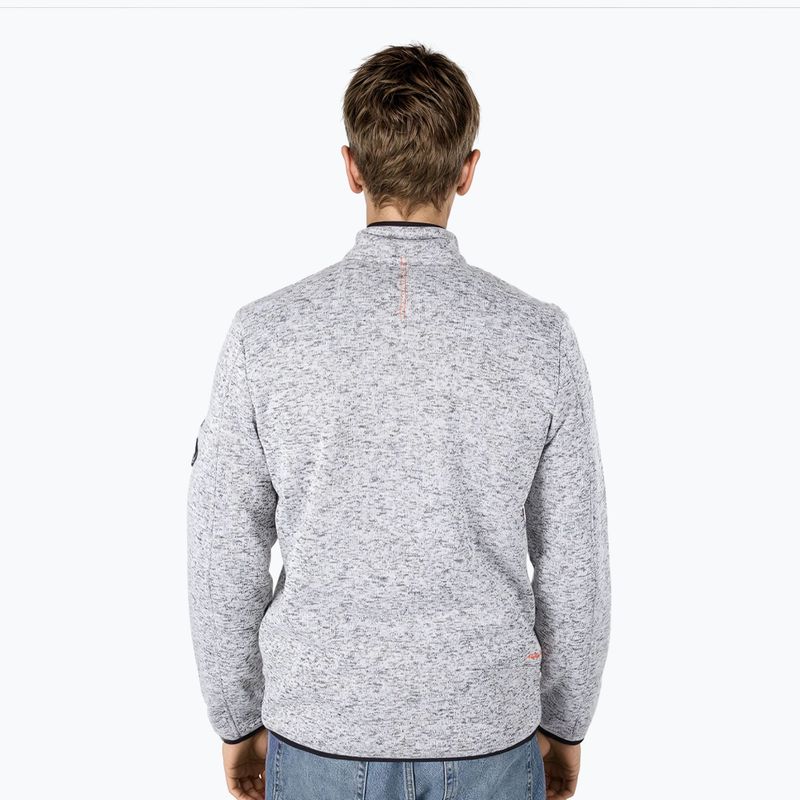 Pánská fleecová mikina Aulp Navoy Melanged Knit grey 2