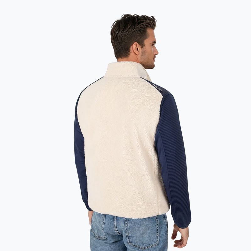 Pánská vesta Aulp Tarik Sherpa greige 2