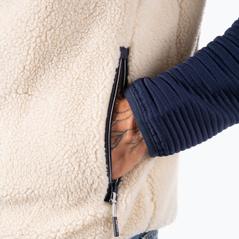 Pánská vesta Aulp Tarik Sherpa greige 5